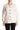 Women's Cotton Cardigan Ivory Cable Knit Button Front with Pockets Made in Canada - Yvonne Marie