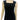 Women's Camisole Black 50% Off Quality Stretch Knit Fabric Flattering Square Neckline Made in Canada - Yvonne Marie - Yvonne Marie