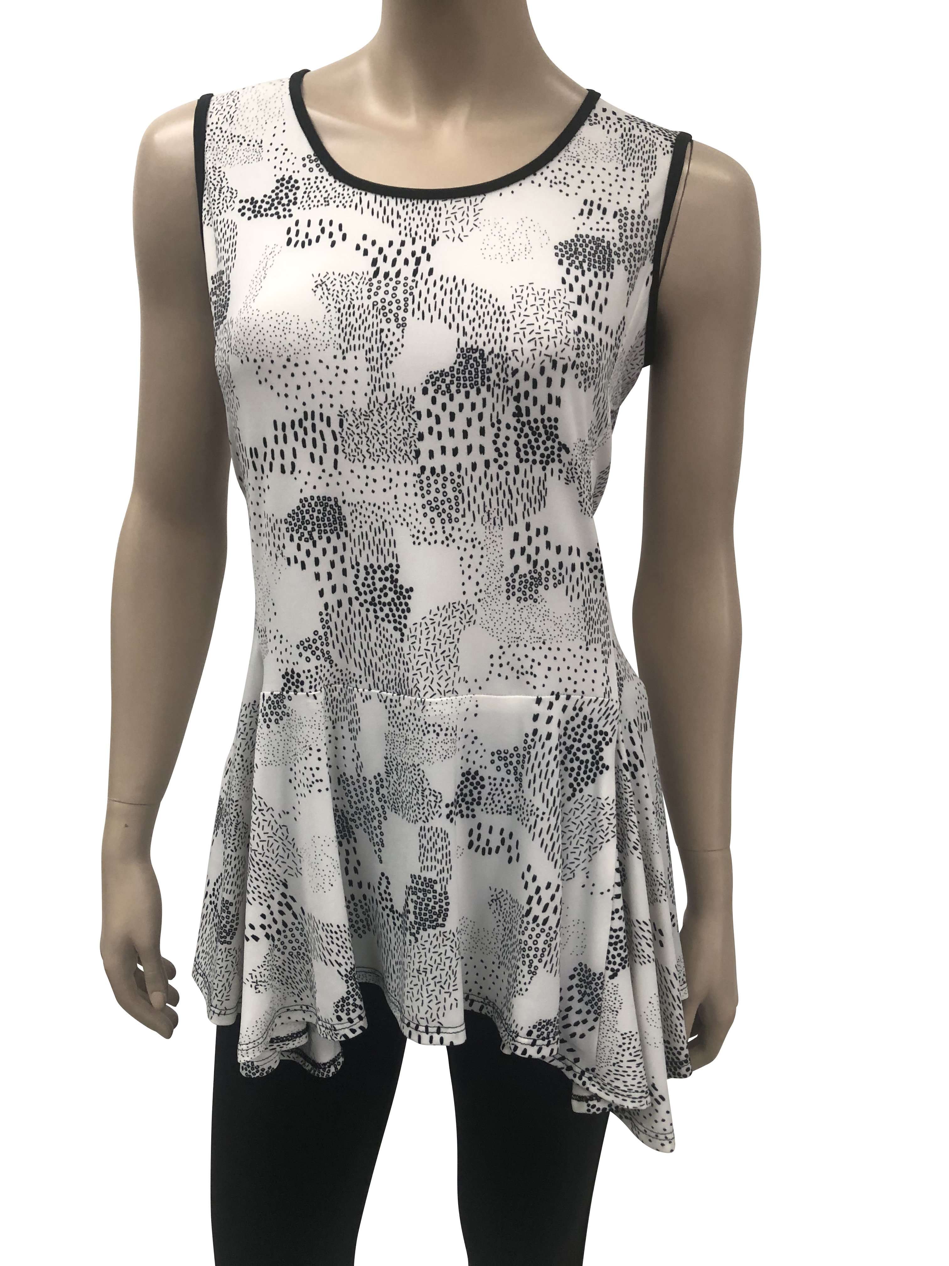 Women's Tops On Sale Canada Black and White Flattering Comfort Top Now 50 Off Made in Canada - Yvonne Marie - Yvonne Marie