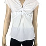 Women's Tops White on Sale Flattering Fit Quality Stretch Fabric Best Seller Made in Canada Yvonne Marie Boutiques - Yvonne Marie - Yvonne Marie