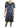 Women's Dresses Canada On Sale Flattering Fit Beautiful Navy Soft Print Quality Stretch Fabric Made in Canada Yvonne Marie Boutiques - Yvonne Marie - Yvonne Marie