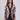 Women's Tops Red and Black Stunning Design - Comfort Stretch Fabric with Faux Button Detail - Made in Canada