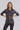Women's Tops Black and Silver - Quality Stretch Fabric - Large Sizes Available - Made in Canada