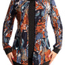 Women's Tunic Top Multi Color All in One Fashion Design Made in Canada - Yvonne Marie