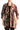 Women's Cardigan Tan Printed Stretch Fabric Longer Length - XX Large Sizes - Yvonne Marie