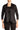 Women's Sequin Black Jacket Quality Stretch Fabric - Made in Canada - Yvonne Marie