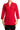 Women's Red Top Elegant Design Flattering Fit Quality Made in Canada - Yvonne Marie