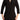 Women's Top Black Flattering Fit - Quality Stretch Fabric - Made in Canada - Yvonne Marie