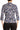 Women's Top Sale Canada Blue Silver Geometric Print Made in Canada - Yvonne Marie