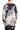 Women's Sweater Blue and Grey Cool Print Langer Longer Lenght - Sizes up to XX Large - Yvonne Marie