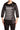 Women's Sweater Black Cool Neck with Button Front Detail - Made in Canada - Yvonne Marie