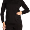 Women's Sweater Black - Quality Knit Fabric Beautiful Details - Sizes Small to XX Large - Yvonne Marie
