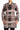 Women's Long Cardigan Tan Plaid Fabric Longer Length - XX Large Sizes - Yvonne Marie