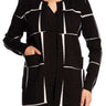 Women's Long Black Cardigan with Pockets Large to XX Large Sizes - Yvonne Marie