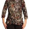 Women's Top Burcumby Print On Sale Made in Canada - Yvonne Marie