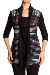 Women's Top Multi Color All in One Style Made in Canada - Yvonne Marie