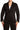 Women's Blazer Jackets Black Quality Knit Fabric with Pockets - Made in Canada - Yvonne Marie