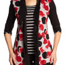 Women's Top Red and Stripe All in One Style Made in Canada - Yvonne Marie
