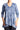 Women's Top Denim Blue Tunic Style Flattering Fit - Made in Canada - Yvonne Marie