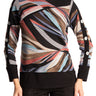 Women's Top Multi Color with Sleeve Detail Made in Cnanda Yvonne Marie Boutique - Yvonne Marie