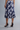 Women's Trumpet Pull-On Skirt - Navy Geometric Print - side view