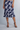 Women's Trumpet Pull-On Skirt - Navy Geometric Print