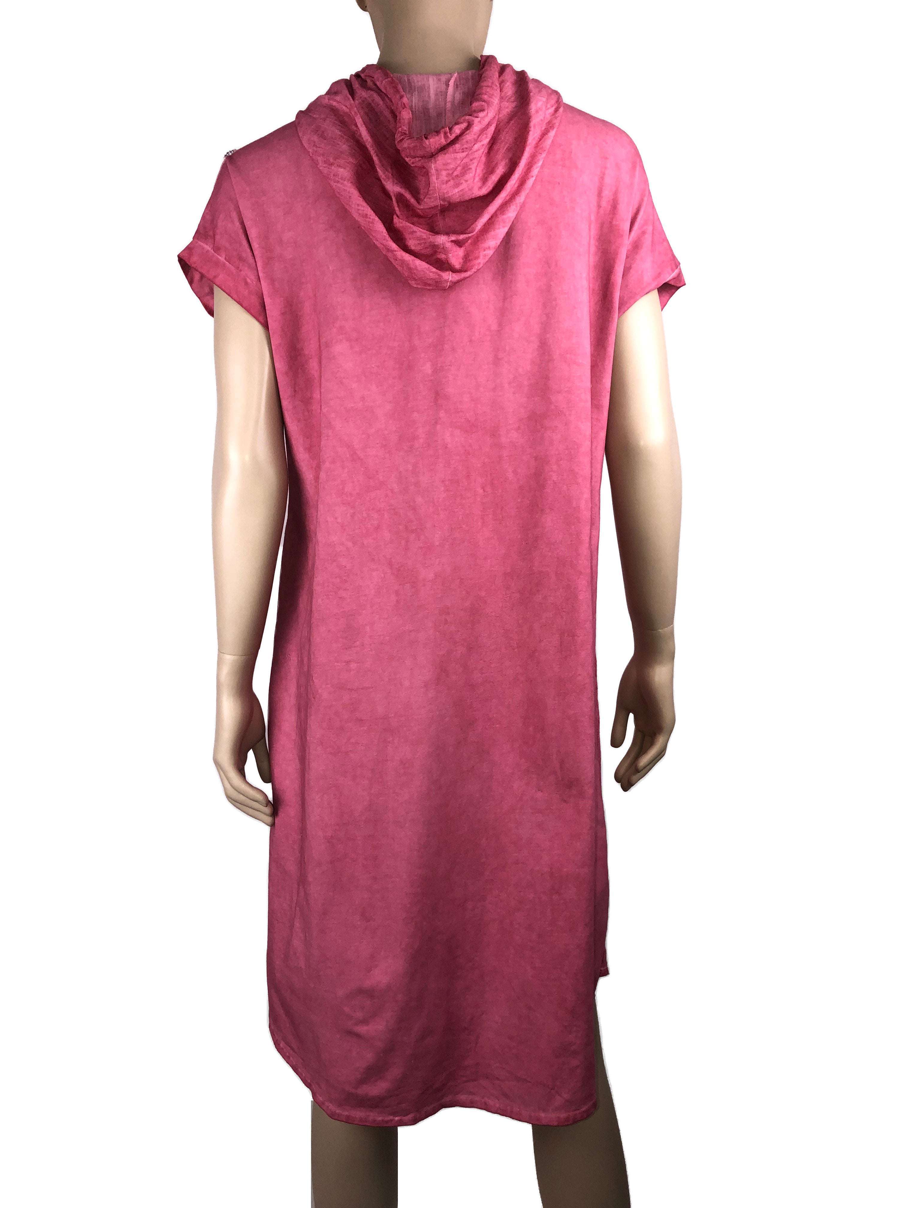Dresses For Cruise Stunning Pink Comfort Dress Quality Breathable Stretch Knit Linen Look Now 70% Off Yvonne Marie Boutiques Canada - Yvonne Marie