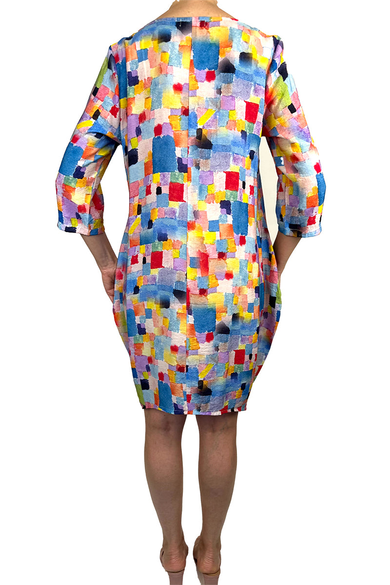 Robe colorée pour femmes à manches longues, coupe flatteuse - Tailles S - XXLarge