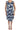 Women's Dresses On Sale Canada Navy Geo Print Flattering Design Quality Stretch Fabric Sizes Up To XXLarge on Sale Now