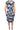 Women's Dresses On Sale Canada Navy Geo Print Flattering Design Quality Stretch Fabric Sizes Up To XXLarge on Sale Now