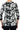 Women's Tunic Top Black and White Print Perfect For Any Special Occasion Sizes S-XX Large