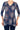 Women's Denim Printed Tunic Top Made in Quality Comfort Stretch Fabric - Made in Canada - Sizes XL