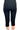 Women's Black Capri Legging with Lace Flattering and Comfortable size S - XXL