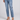 Women's Jean's - Stretch Soft Denim - Easy Comfort - Pull On Style - Beautiful Embroidered Detail True to Size Fit for Mature Silhouette - Made in Canada