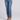 Women's Jean's Stretch Soft Denim - Easy Comfort - Pull On Style - Beautiful Embellishment Daisy Floral Embroidery - True to Size Fit - Made in Canada