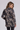 Women's Cardigans Taupe Printed Quality - Stretch Fabric with Nice Deep Pockets - Quality Knit Fabric - Made in Canada