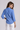 Women's Blouses on Sale - Blue Blouse - Flattering Comfort True to Size Fit for All Seasons - Made in Canada