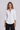 Women's Blouses - White Stretch Knit Blouse - With Zipper Front Closure - Flattering Comfort Fit and Design - On Sale - Made in Canada