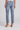 Women's Jeans Pull On Style in Soft Stretch - Denim Stunning Embroidery on Hemline - Made in Canada