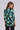 Women's Top Colourful Stylish Print Flattering Comfort Fit Quality Stretch Fabric - Made in Canada