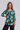 Women's Top Colourful Stylish Print Flattering Comfort Fit Quality Stretch Fabric - Made in Canada