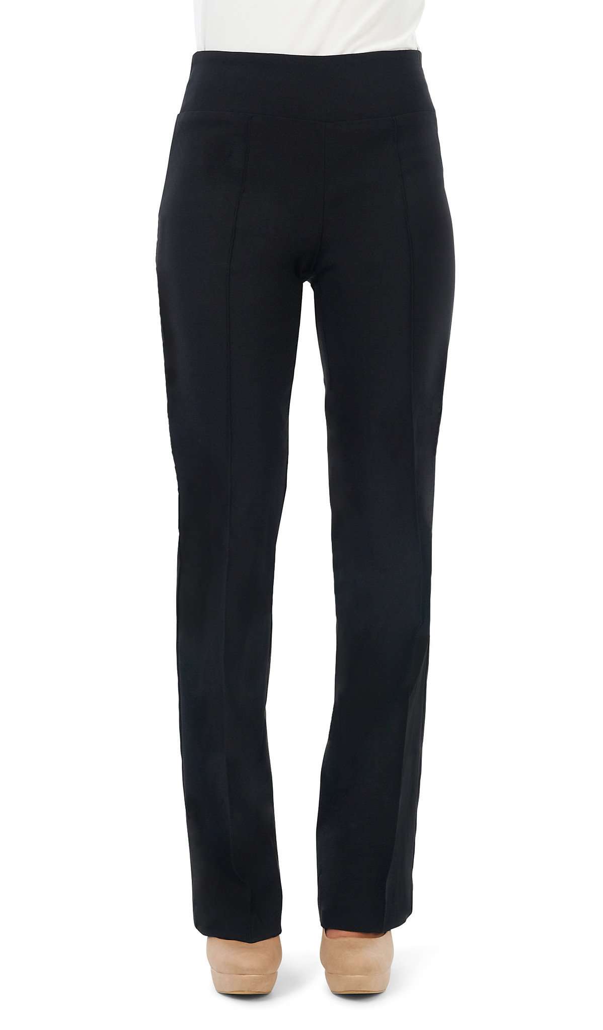 Women's Pants Black Ultimate Comfort Fit "Our Miracle Pant " Features Quality Stretch Fabric Wash after Wash Amazing Quality Made in Canada Yvonne Marie Exclusive Design - Yvonne Marie - Yvonne Marie