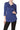 Women's Sweaters Blue Quality Knit Fabric Zipper Front Detail on Sale Now Made in Canada - Yvonne Marie - Yvonne Marie