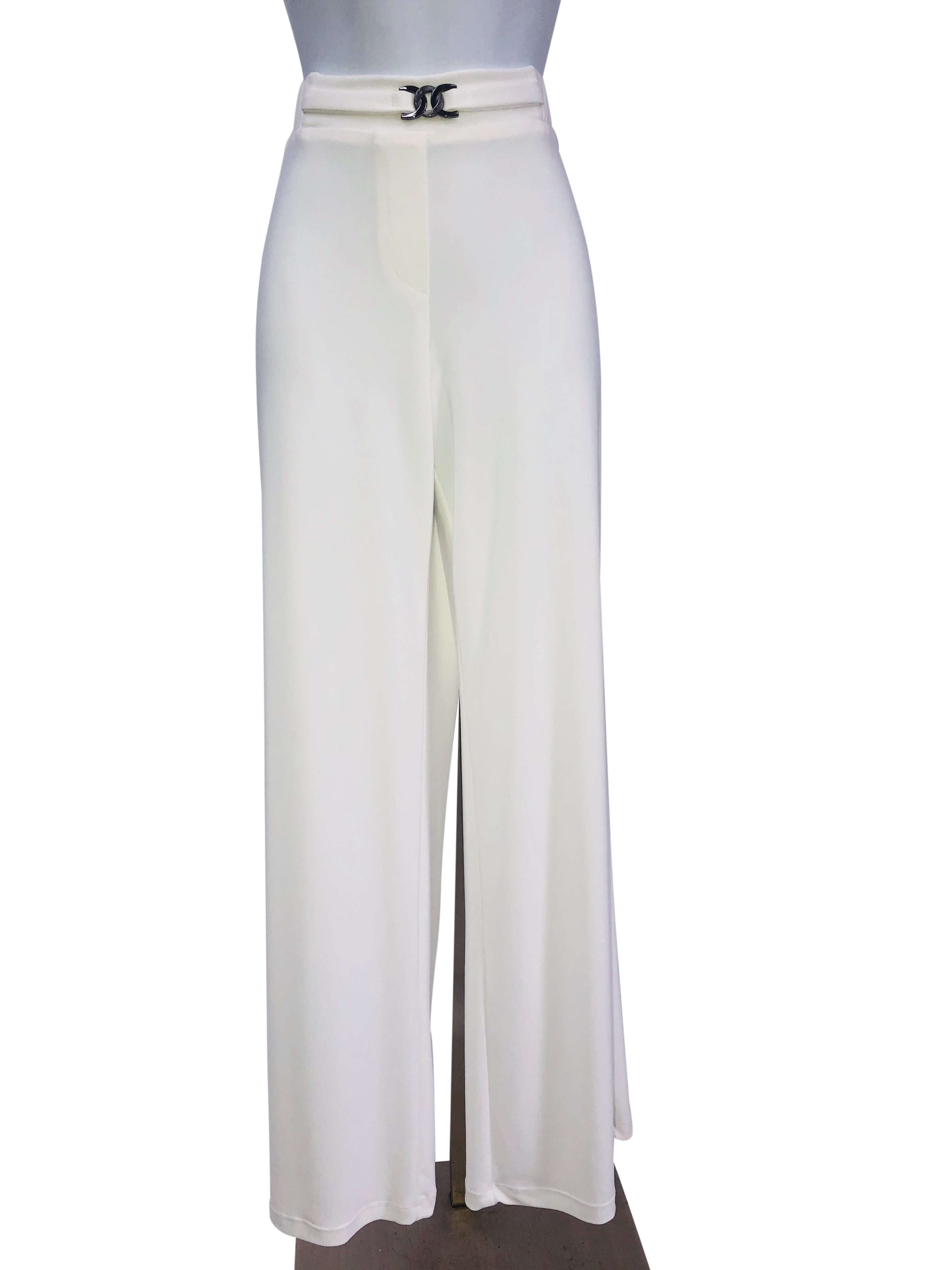 Women's Pants Ivory Off White Flowing Comfort Fit &quot;Magic Pant &quot;Our Best Seller for over 5 Years Quality Made in Canada - Yvonne Marie - Yvonne Marie