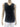 Women's Navy Draped Neckline Top Quality Fabric and Fit Noe 50% off Made in Canada - Yvonne Marie - Yvonne Marie