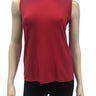 Women's Sleeveless Mock Neck Top On Sale Canada Red Mock Neck Top Mow 50% OFF Made in Canada - Yvonne Marie - Yvonne Marie