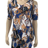Women's Cold Shoulder Top On Sale Designer Gucci Print Now 50 Off  Sizes XLarge on Sale - Yvonne Marie - Yvonne Marie