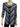 Women's Top On Sale Blue Stripe Flattering Fit and Design Made in Canada - Yvonne Marie - Yvonne Marie