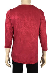 Women's Red Tops on Sale Canada Quality Fabric and Amazing Fit Made in Canada - Yvonne Marie - Yvonne Marie
