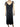 Women's Dress Black Long Elegant Trapeze Shape Black Dress Made in Canada - Yvonne Marie - Yvonne Marie